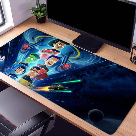 Discover startrek2020 Lower Decks Mouse Pad Large Desk Mat Keyboard Ergonomic Office Rubber PC Non-slip Anti-fray Home Custom