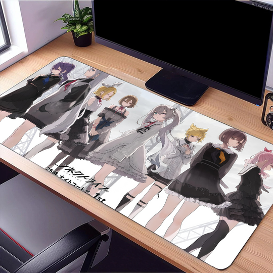 Discover MIKU COLORFUL STAGE Nightcord Mouse Pad Large Desk Mat Keyboard Ergonomic Office Rubber PC Non-slip Anti-fray Home Custom