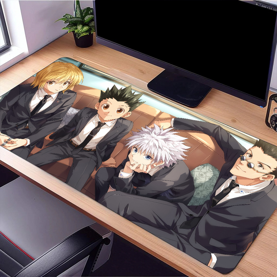 Discover Gon Fergus Jr xHunter Mouse Pad Large Desk Mat Keyboard Ergonomic Office Rubber PC Non-slip Anti-fray Home Custom