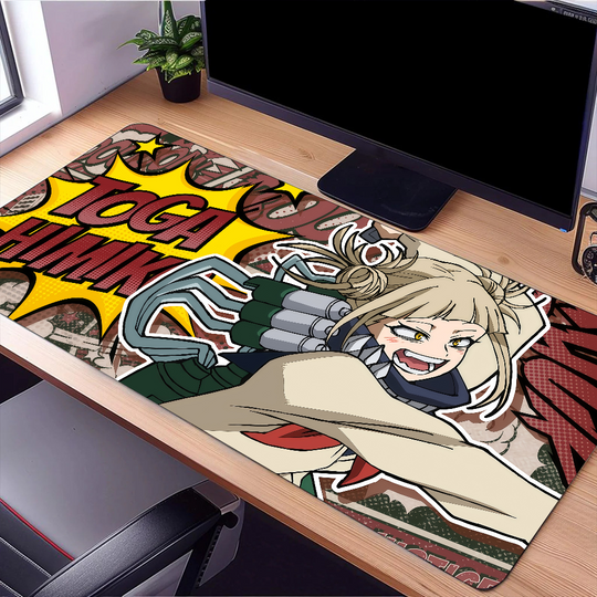 Himiko Toga Hero Anime Mouse Pad Large Desk Mat Keyboard