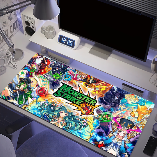 Discover Mouse Pad Anti-fray Home Custom Ergonomic Anime Office Rubber Strike Large Desk Monster Mat Keyboard Game PC Non-slip