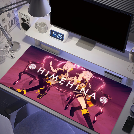 Discover HIMEHINA Anime Mouse Pad Anti-fray Home Custom Ergonomic Office Rubber Large Desk Mat Keyboard PC Non-slip