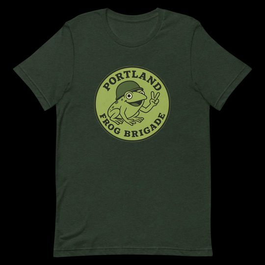 Discover Portland Frog Brigade Protest Unisex T-Shirt