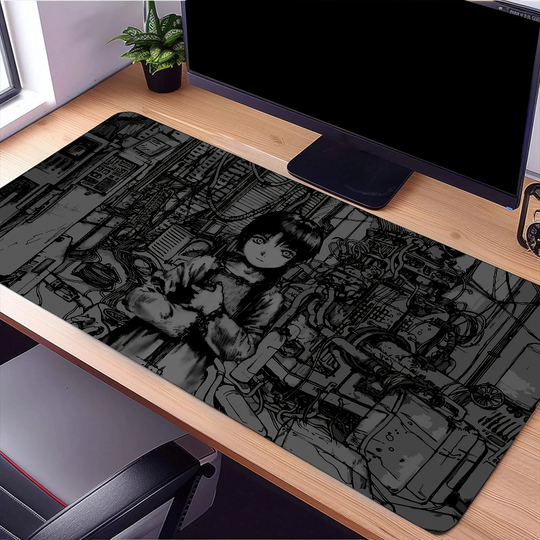 Discover Anime serial experiments lain Mouse Pad Large Desk Mat