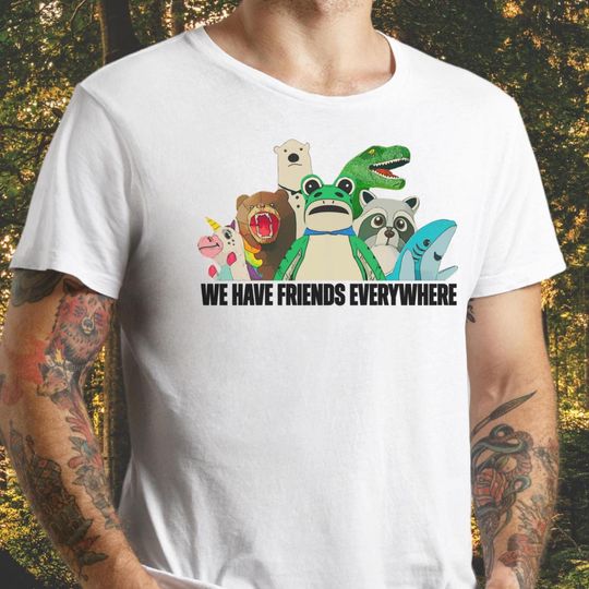 Discover Portland Frog and Friends Unisex Tee, We Have Friends Everywhere T-Shirt, Peaceful Protest Tee, Andor Inspired