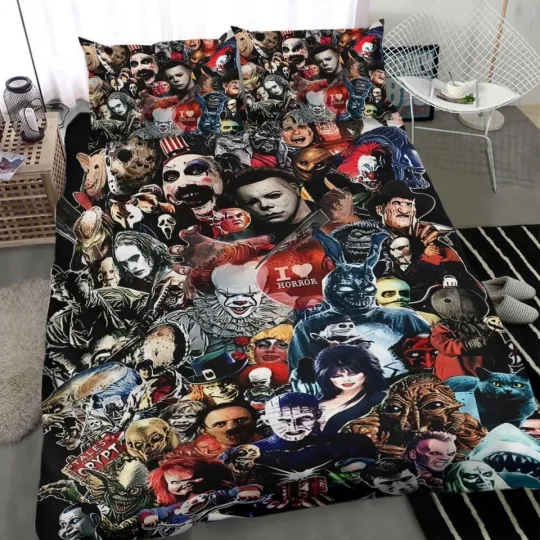 Discover Horror Character Halloween Bedding Set Twin