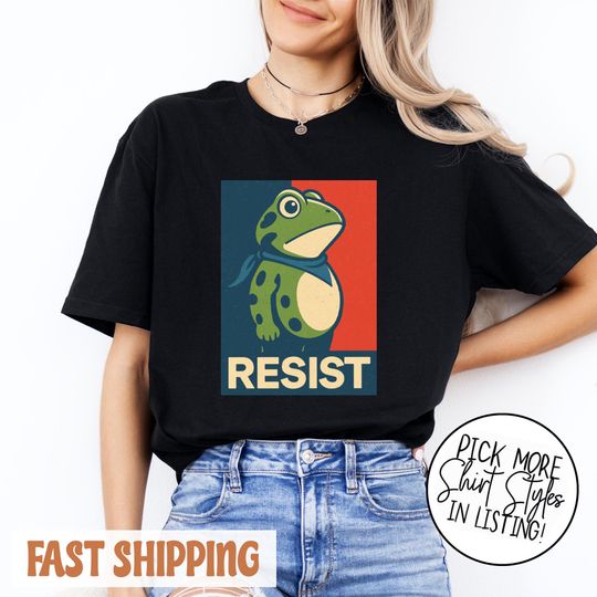 Discover Portland Frog Protest Shirt, Anti ICE Shirt, Anti Fascism Shirt, Vintage Activist Shirt, Resistance Tee, Fuck ICE Shirt, Political Shirt