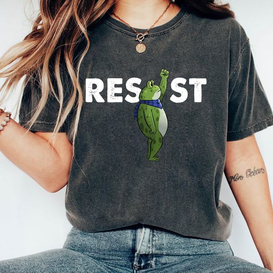 Discover Resist Frog Shirt, Portland Frog Protest Shirt