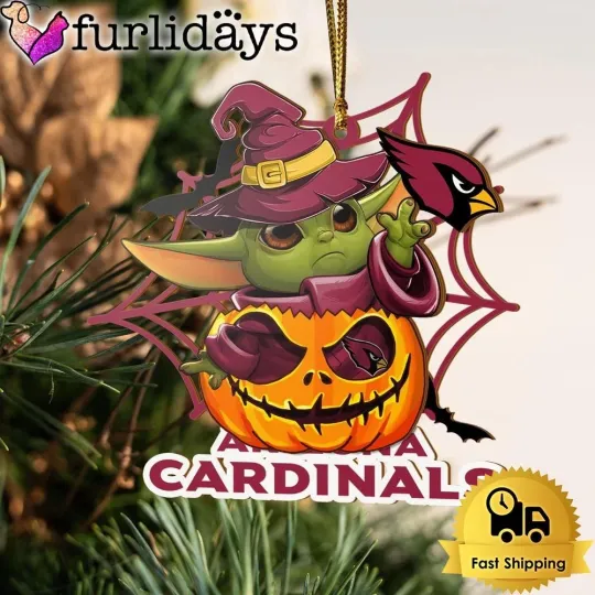 Discover Arizonna Team Cardinals Pumpkin Ornament for Football Fans