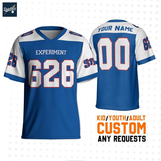 Discover Personalize Disney Stitch Simple, Custom Adult Kid Youth Football Jersey Collection Choose Style, Disney Outfit