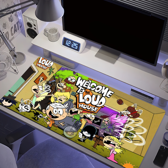 Discover The Mouse Pad Anti-fray Cartoon Home Custom Ergonomic Office L-Loud Rubber Large Desk House Mat Keyboard PC Non-slip