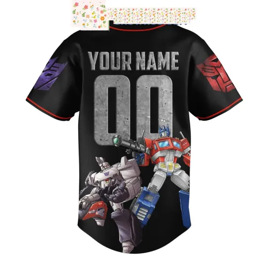 Transformers Autobot Personalized Baseball Jersey