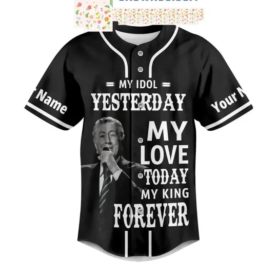 Discover Tony Bennett The Man The Myth The Legend Personalized Baseball Jersey