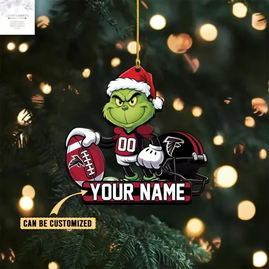 Discover Personalized Atlanta Team Falcons Christmas Ornament, Gifts For Fans