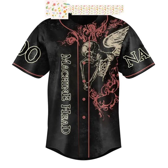 Discover Machine Head The Blackening Personalized Baseball Jersey