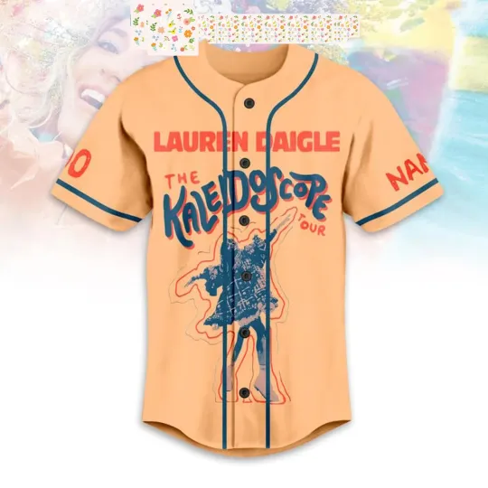 Discover Lauren Daigle Kaleidoscope Tour 2024 Personalized Baseball Jersey