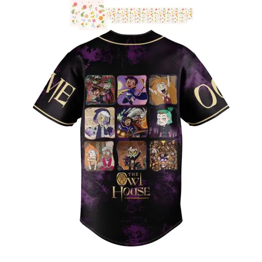 Hexside Friends The Owl House Personalized Baseball Jersey