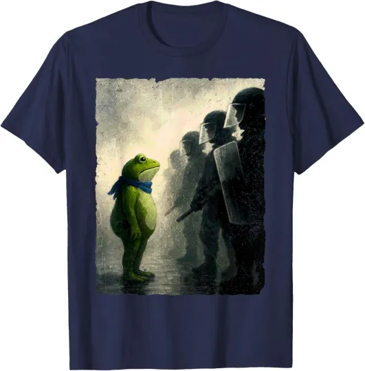 Discover Portland Frog Funny City Portland Frog Protest 2025 Men Women T-Shirt