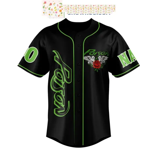 Discover Poison Talk Christmas To Me Personalized Baseball Jersey