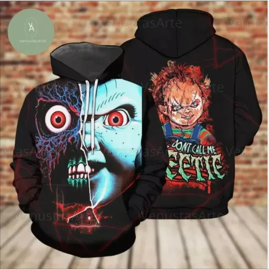 Halloween Chucky 3D HOODIE HALLOWEEN GIFT CHRISTMAS GIFT US SIZE