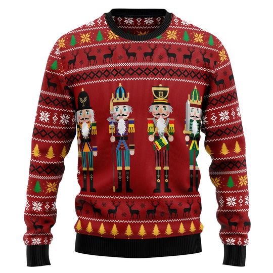 Nutcracker Christmas Sweater, Holiday Nutcracker Sweater