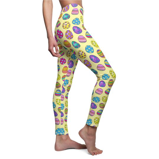 Easter Eggs Leggings, Gift for Womens