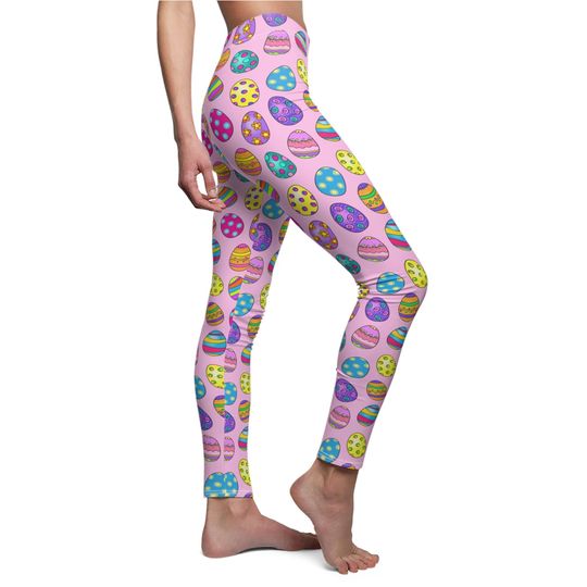 Easter Eggs Leggings, Gift for Womens