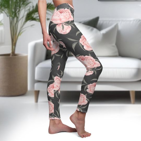 Floral Leggings, Gift for Womens