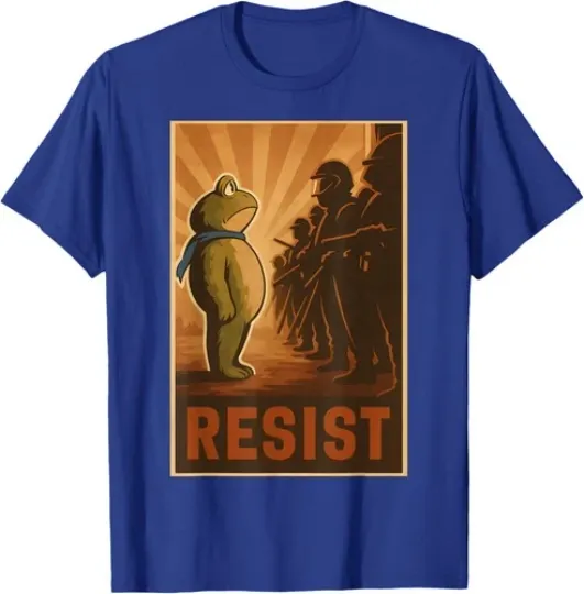 Discover Portland Frog Protest Resist Support T-Shirt