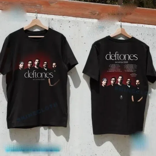 Deftone EU And UK Tour 2026 Schedule Tour Unisex T-Shirt