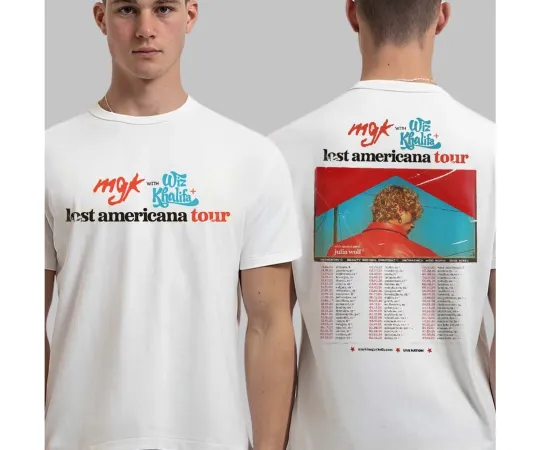 Machine Gun Kelly The Lost Americana World Tour 2026 T-shirt