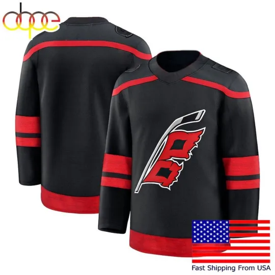 Discover Carolina Hurricanes Black Limited Hockey Shirt, All Print, Custom Name - Number