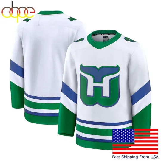 Discover Hartford Whalers White Limited Hockey Shirt, All Print, Custom Name - Number