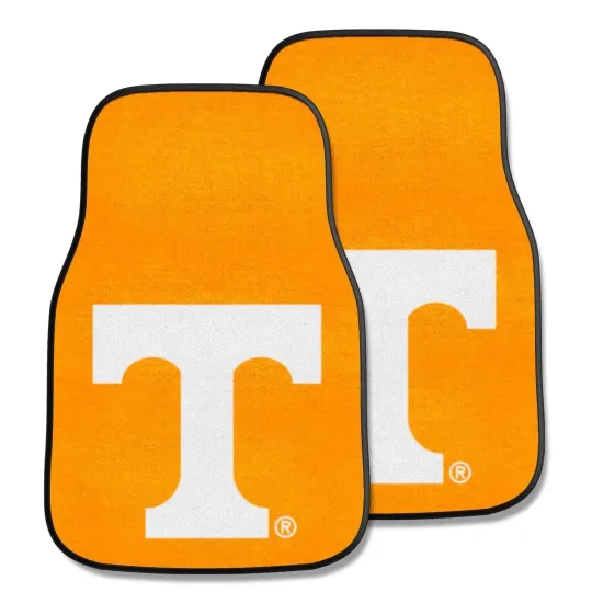 Discover University of Tennessee Volunteers 2-Piece Vehicle Carpet Mat Set, Front Row...