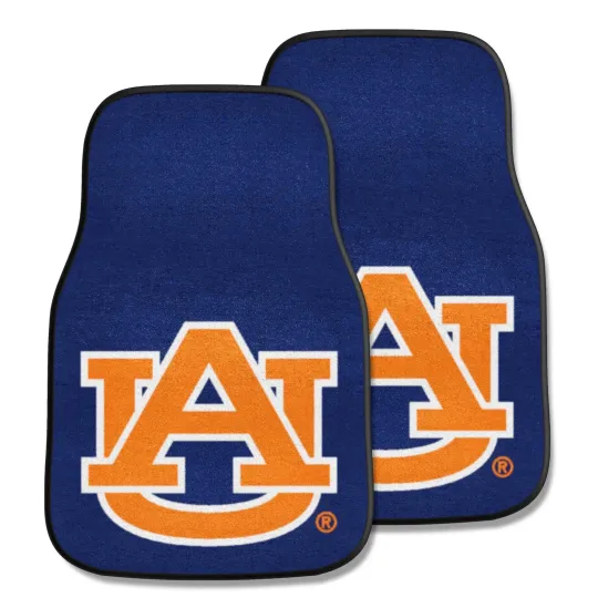 Auburn University Tigers 2-Piece Vehicle Carpet Mat Set, Front Row Automotive...