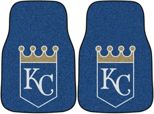 Discover Kansas City Royals Front Floor Mats, Carpet Car Set