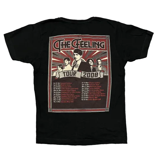 Vintage Indie Rock T-Shirt The Feeling Arctic Monkeys The Strokes Y2K