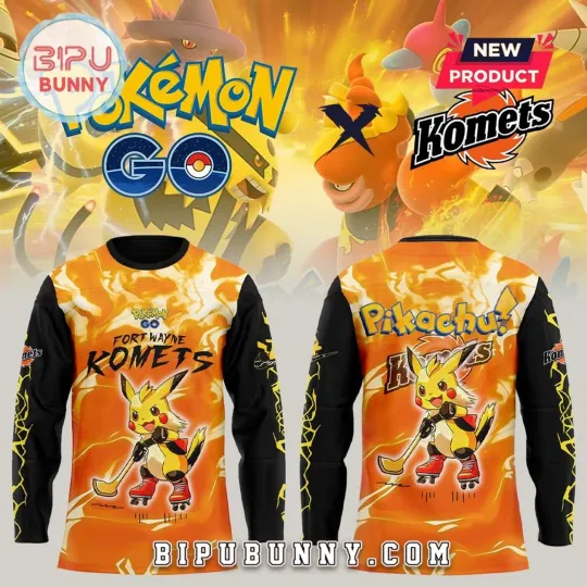 Discover Personalized Fort Wayne Komets x Cartoon GO Hockey Shirt Men's Fan Gear Gift