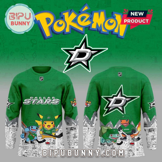 Personalized Dallas Stars x Cartoon 2025 Hockey Shirt Men's Fan Gear Xmas Gift