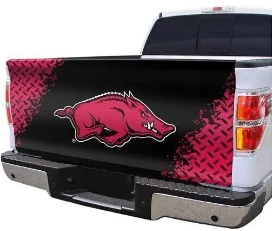 University of Arkansas Razorbacks Tailgate Cover Truck Decal, Full...