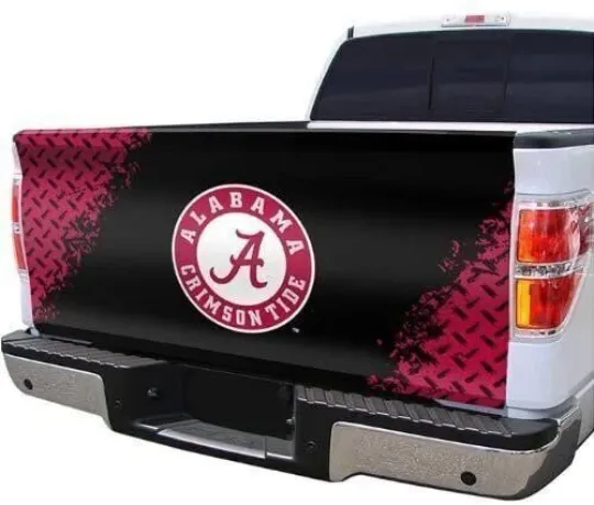 University of Albm Crimson Tide Tailgate Cover Truck Decal, Full...