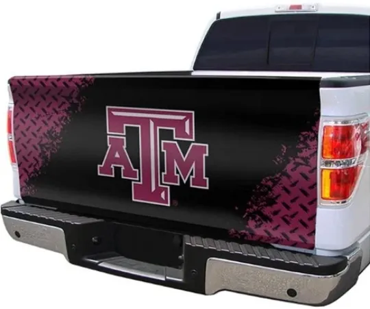 Texas A&M University Aggies Tailgate Cover Truck Decal, Full Color Auto