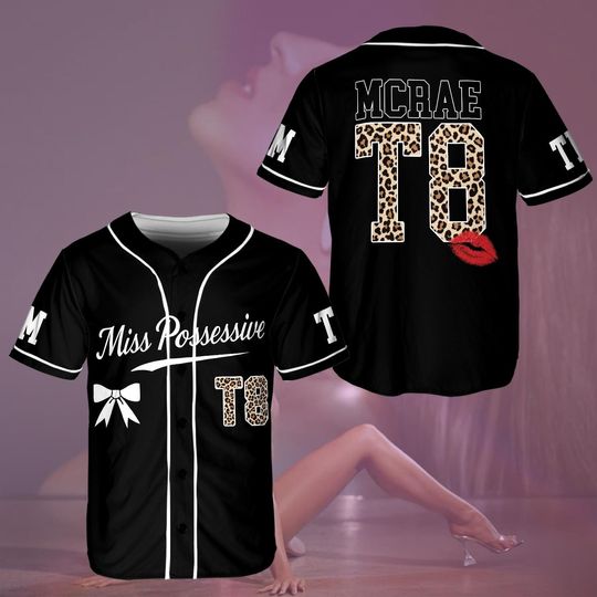 Discover Customized Tate Mcrae T8 Baseball Jersey, Tate Concert Clothes, T8 Mcrae Baseball Jersey