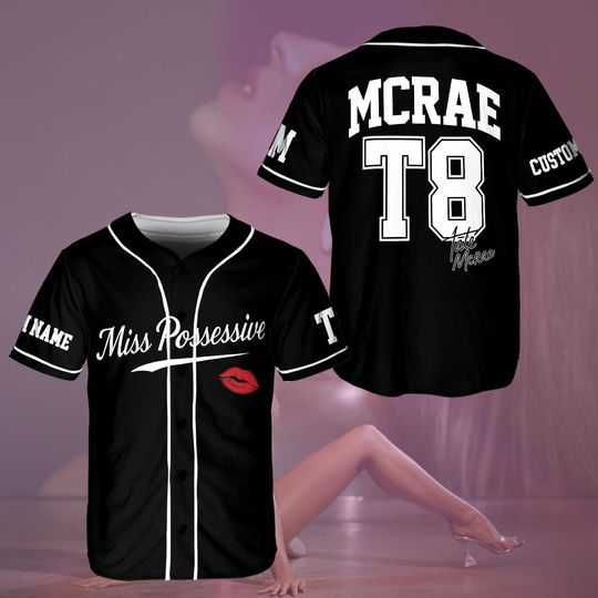 Discover Personalize Tate Mcrae T8 Baseball Jersey, Tate Concert Clothes, T8 Mcrae Baseball Jersey