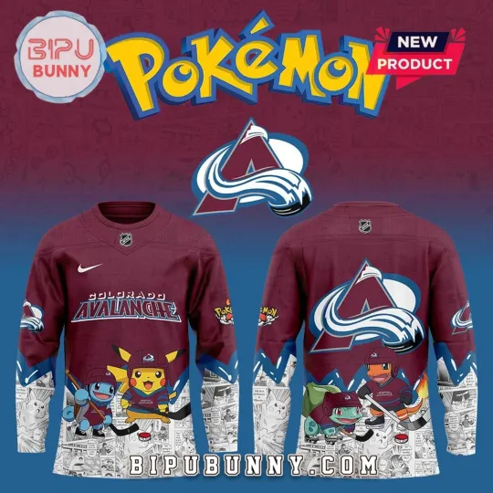 Discover Personalized Colorado Avalanche x Cartoon Hockey Shirt Men's Fan Gear Xmas Gift