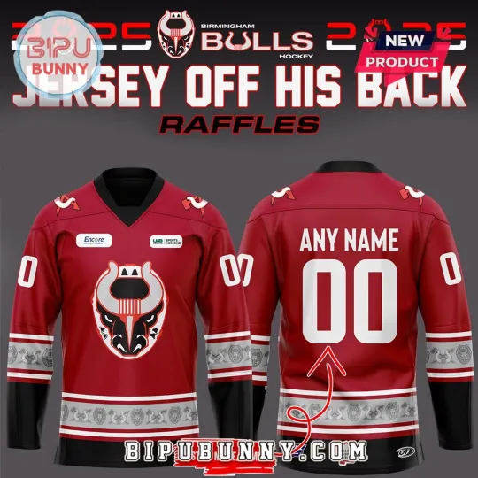 Discover Personalize Birmingham Bulls Hockey 2025 Red Edition Hockey Shirt Men's Fan Gear