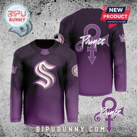 Personalized Seattle Kraken x Prince Hockey Shirt Hockey Team Fan Gear Men's