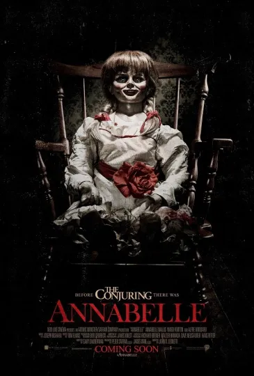 Annabelle Movie Poster, Doll Horror Vertical Poster