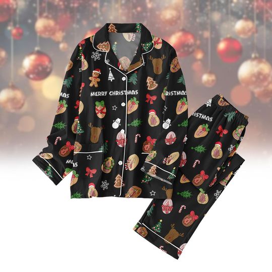 Discover Funny Dirty Christmas Pajamas Set, Merry Clitmas Xmas Women Pajamas, All I Want For Christmas Holiday Pajamas, Christmas Party  Gifts