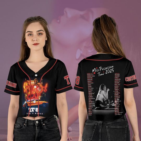 Discover Customized Tate Mcrae T8 Croptop baseball Jersey, Mrace Tour Concert 2025 Jersey, Lando Norris, Tate Mcrae T8 Jersey, Tate Concert Clothes